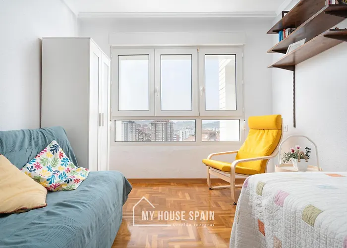Myhousespain - Luminoso Piso Junto Al Centro Lägenhet Gijón